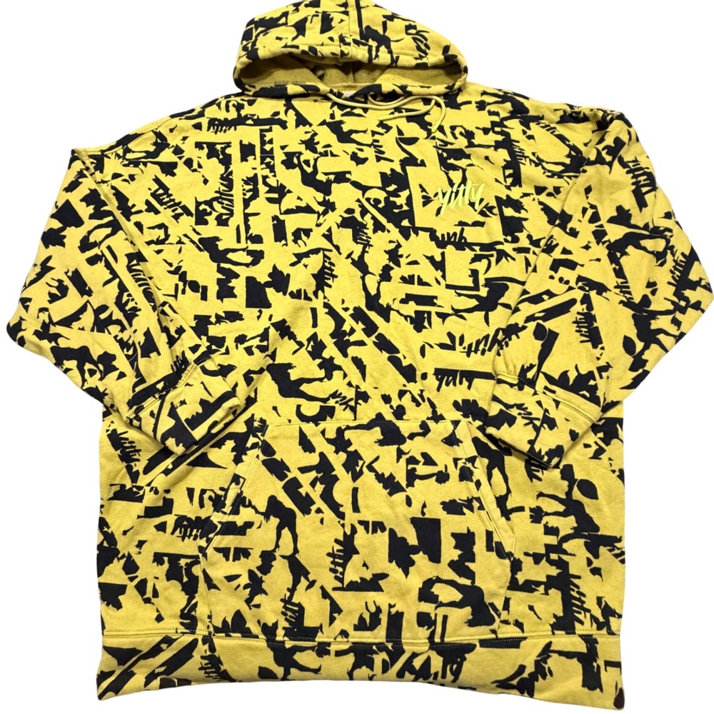 Yitty by Lizzo Major Label Oversized Hoodie Yellow Black‎ Graphic Sweatshirt M